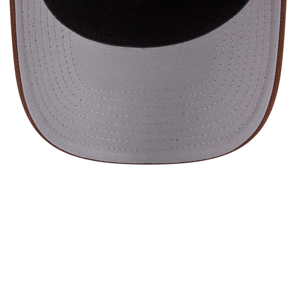 Pictured is this MLB Candied Pecan Chicago White Sox 9SEVENTY Stretch Snap cap in beige. 2