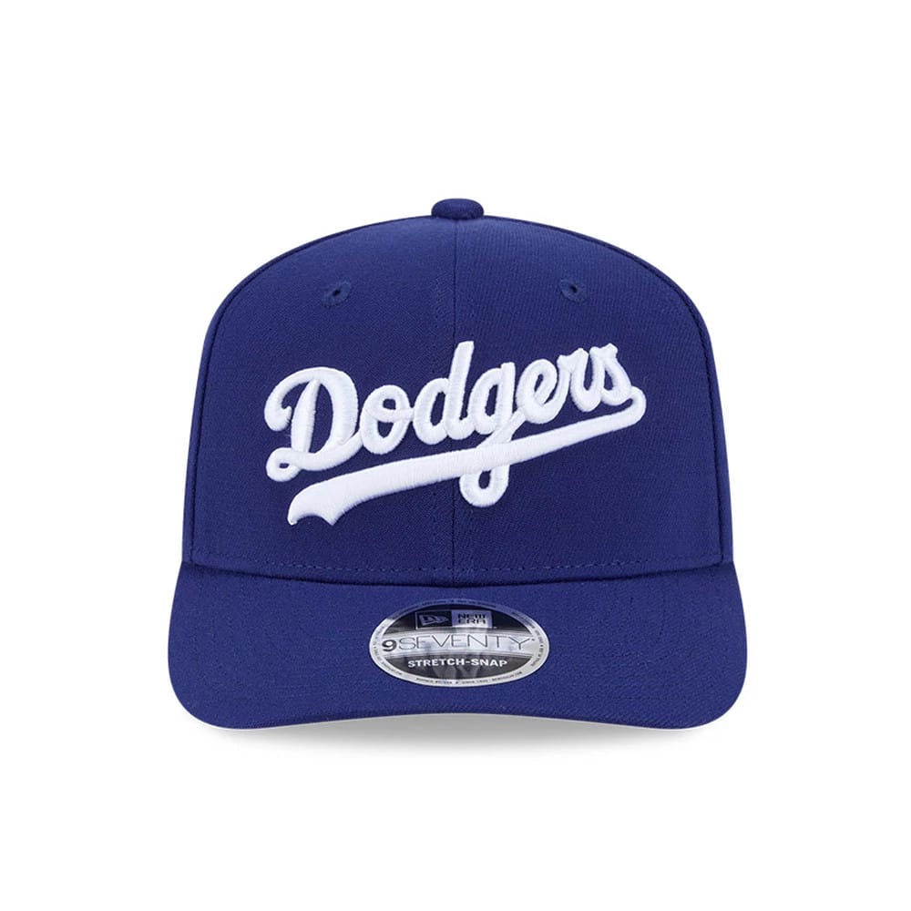 Pictured is this MLB LA Dodgers 9SEVENTY Stretch Snap cap in dark blue. 3