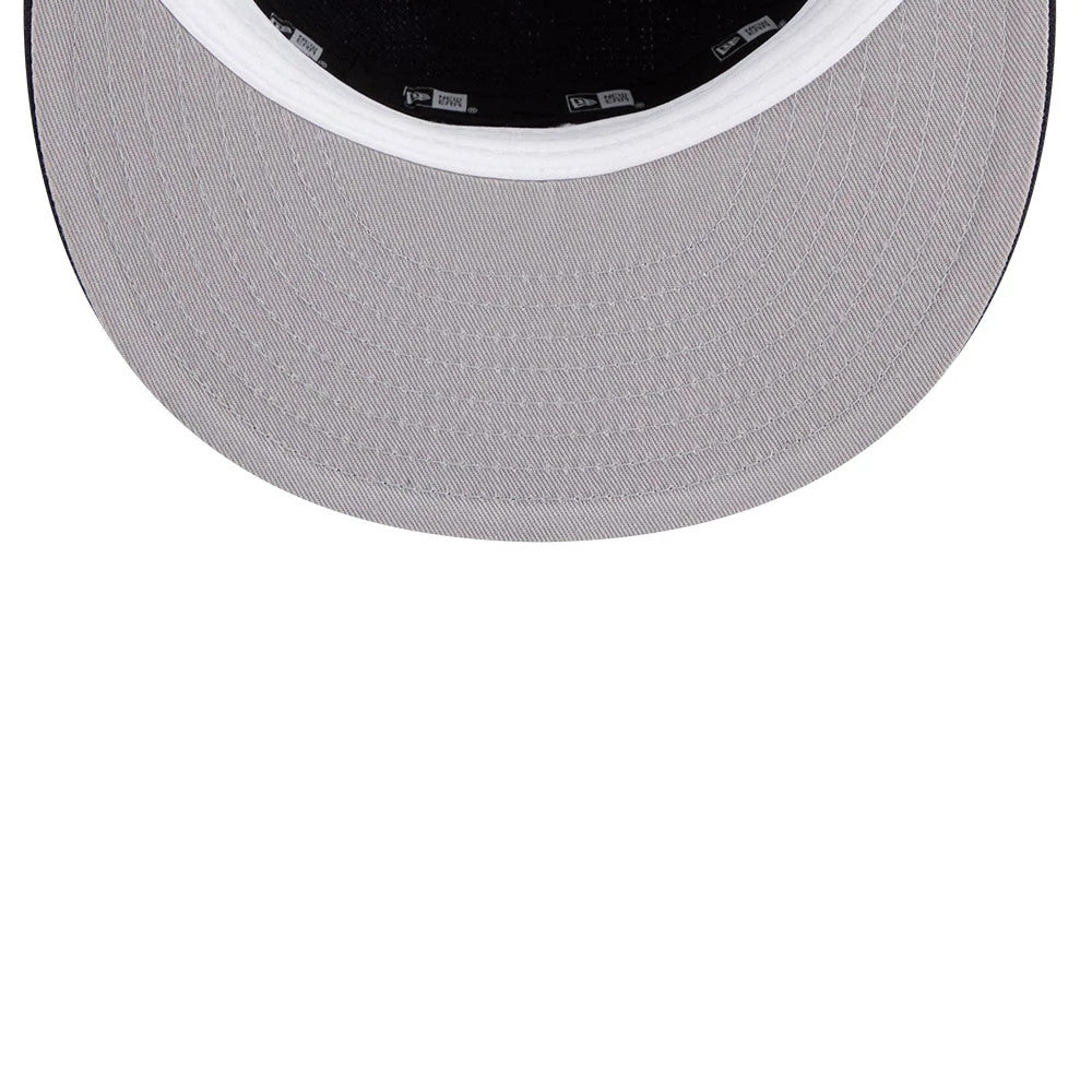 Pictured is this MLB Cooperstown New York Yankees Pillbox Adjustable cap in navy. 2
