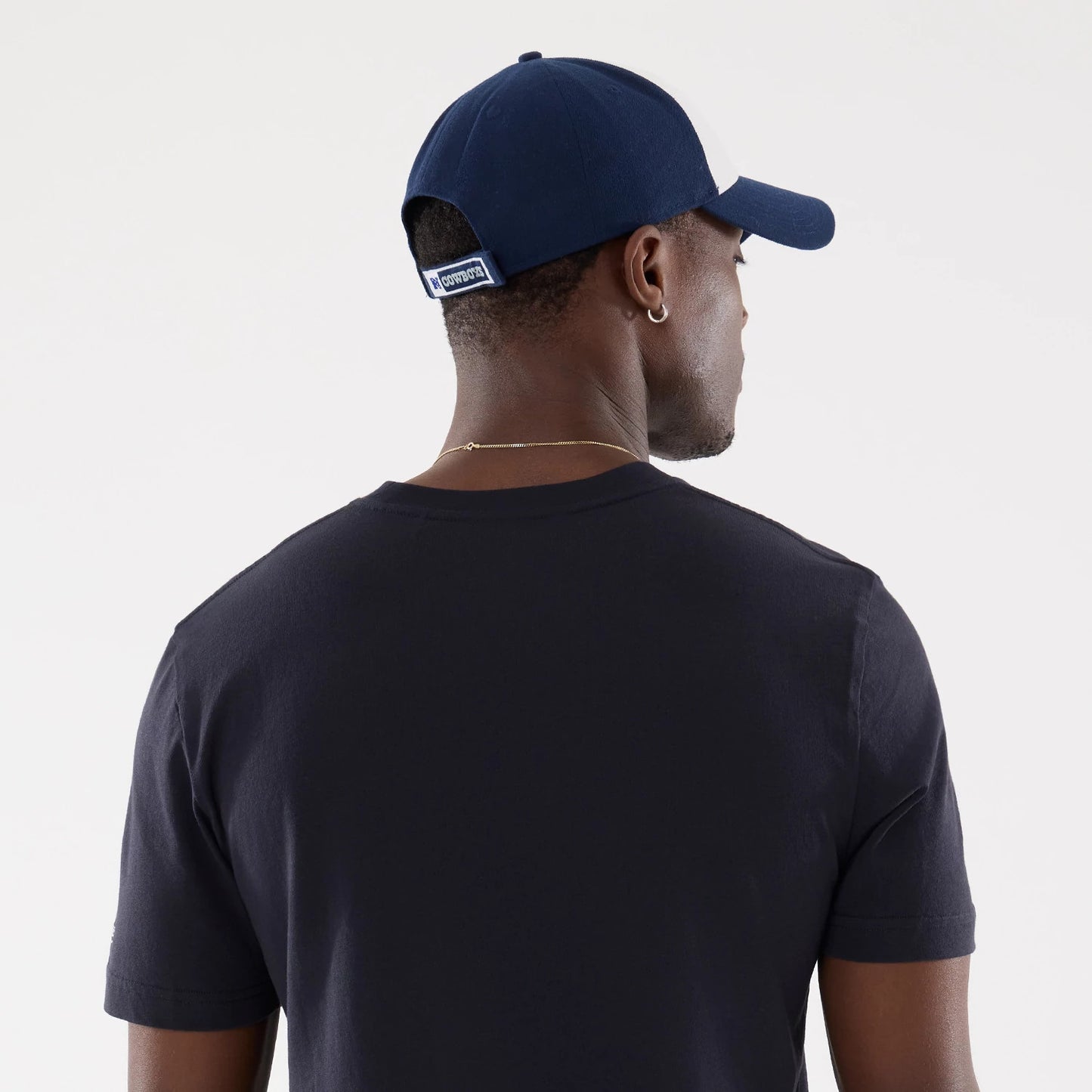 The model is wearing this NFL Training 2026 Dallas Cowboys T-Shirt in navy. 7