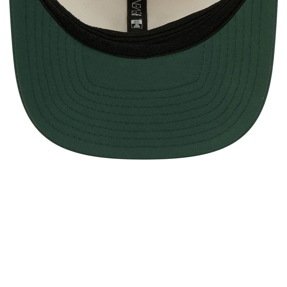 Pictured is this NFL Training 2026 Green Bay Packers 9SEVENTY Stretch Snap cap in white. 7