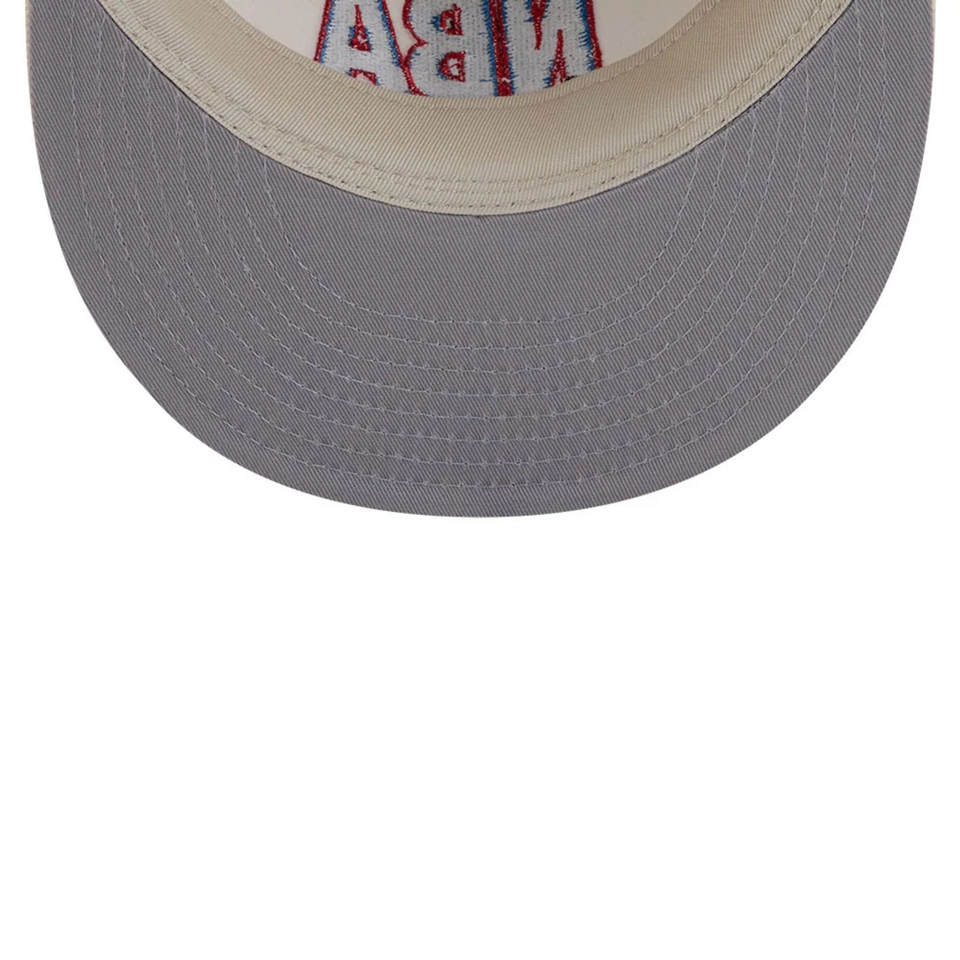 Pictured is this FOG x NBA Logo Retro Crown 9FIFTY Snapback Adjustable cap in white. 2