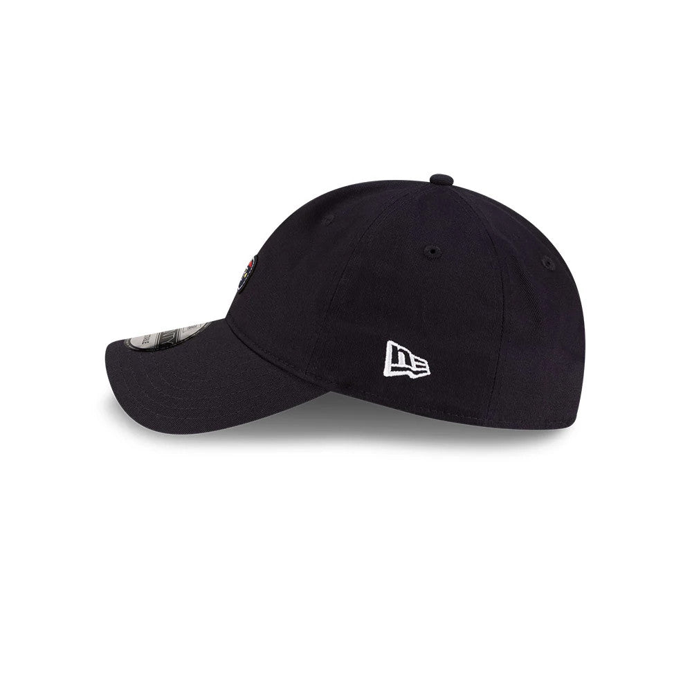 Pictured is this Lacoste X New Era Golf 9TWENTY cap in navy. 4