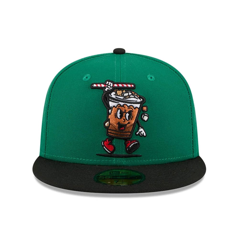 Pictured is this MiLB Theme Night Reading Fightin Phils 59FIFTY Fitted cap in green. 3