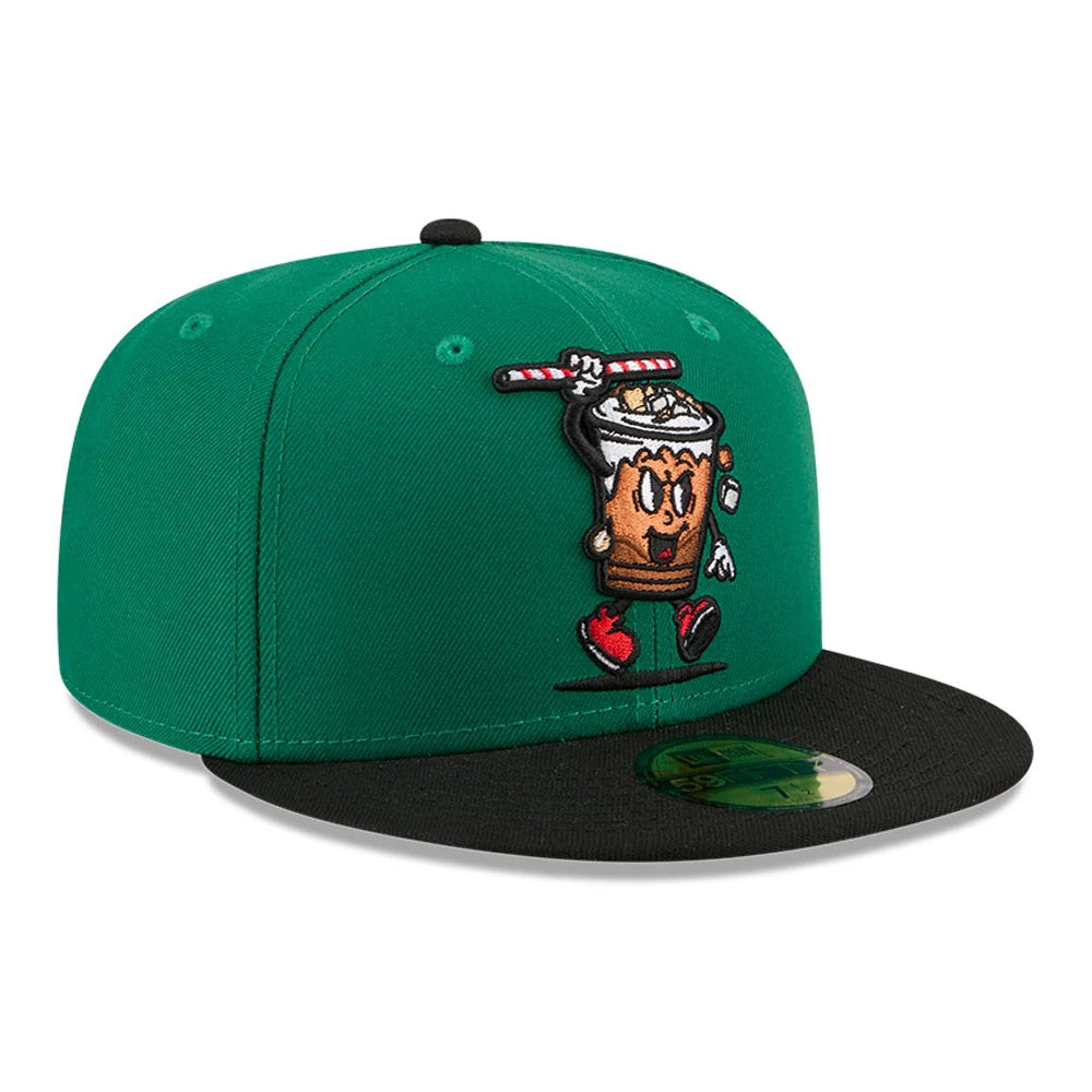 Pictured is this MiLB Theme Night Reading Fightin Phils 59FIFTY Fitted cap in green. 4