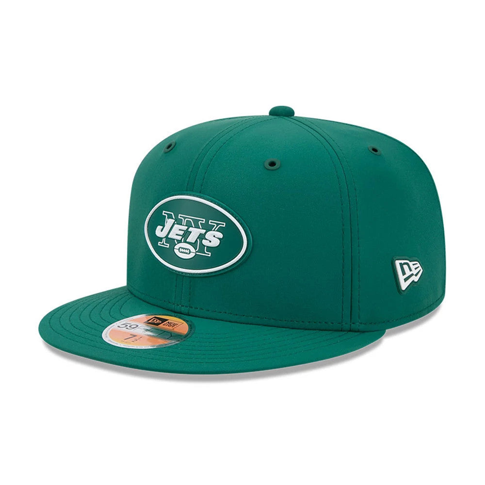 Pictured is this NFL Sideline 2026 New York Jets 59FIFTY Fitted cap in green. 1