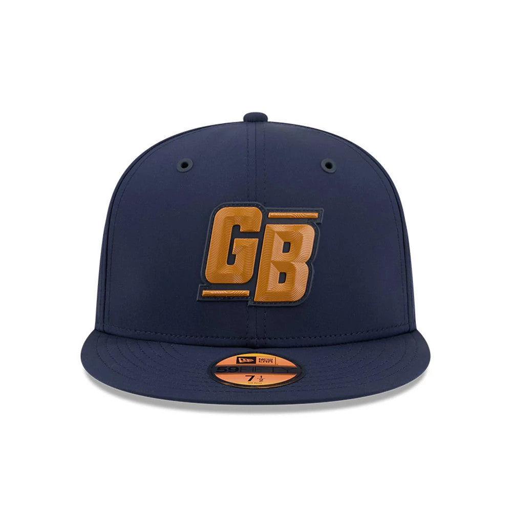 Pictured is this NFL Sideline 2026 Green Bay Packers 59FIFTY Fitted cap in dark blue. 3