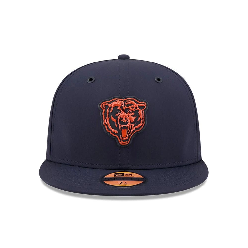 Pictured is this NFL Sideline 2026 Chicago Bears 59FIFTY Fitted cap in Navy. 2