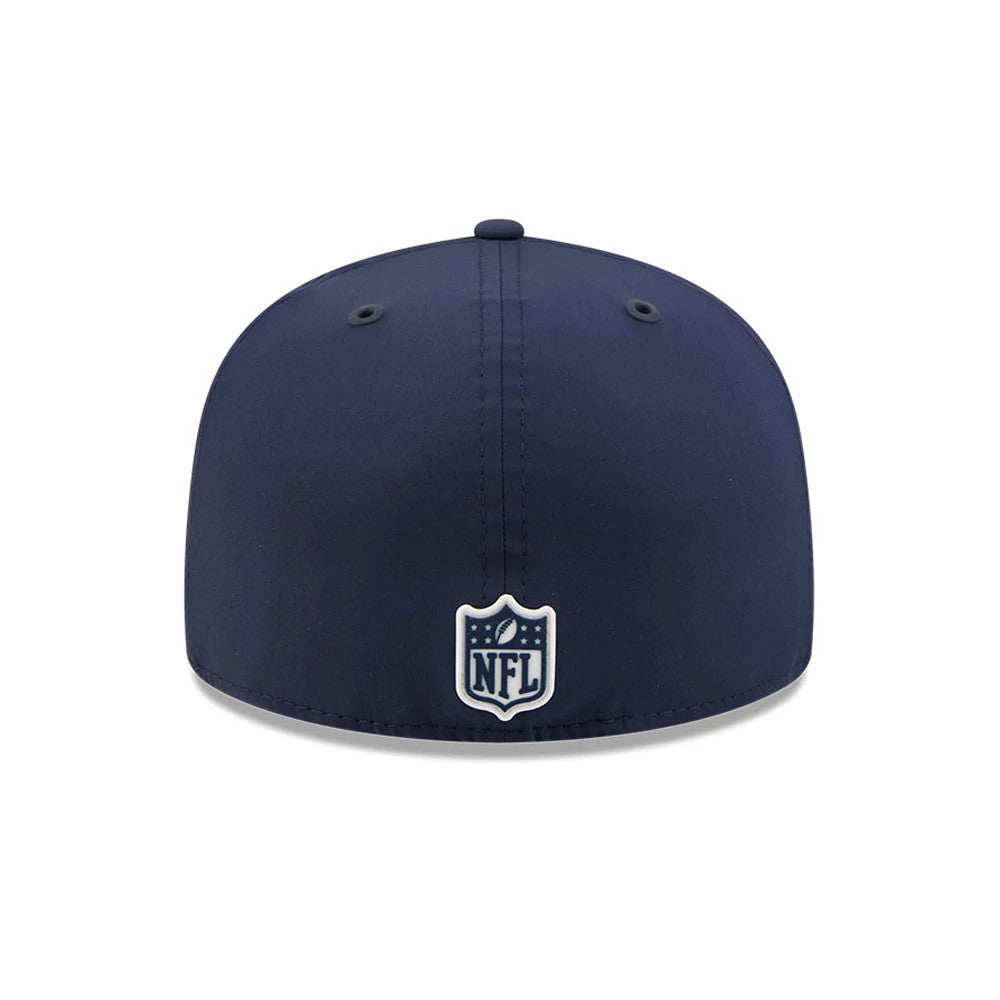 Pictured is this NFL Sideline 2026 Dallas Cowboys 59FIFTY Fitted cap in dark blue. 4