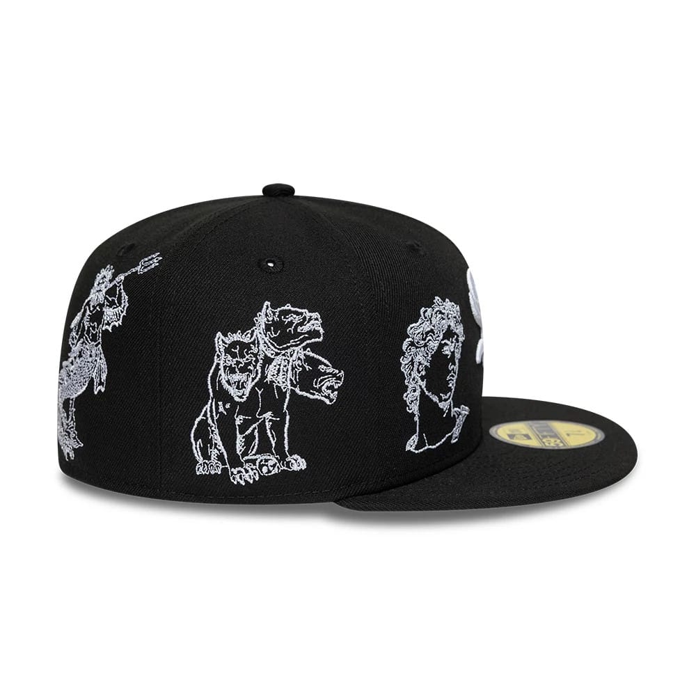 Pictured is this MLB Mythical Chicago White Sox 59FIFTY Fitted cap in black. 7