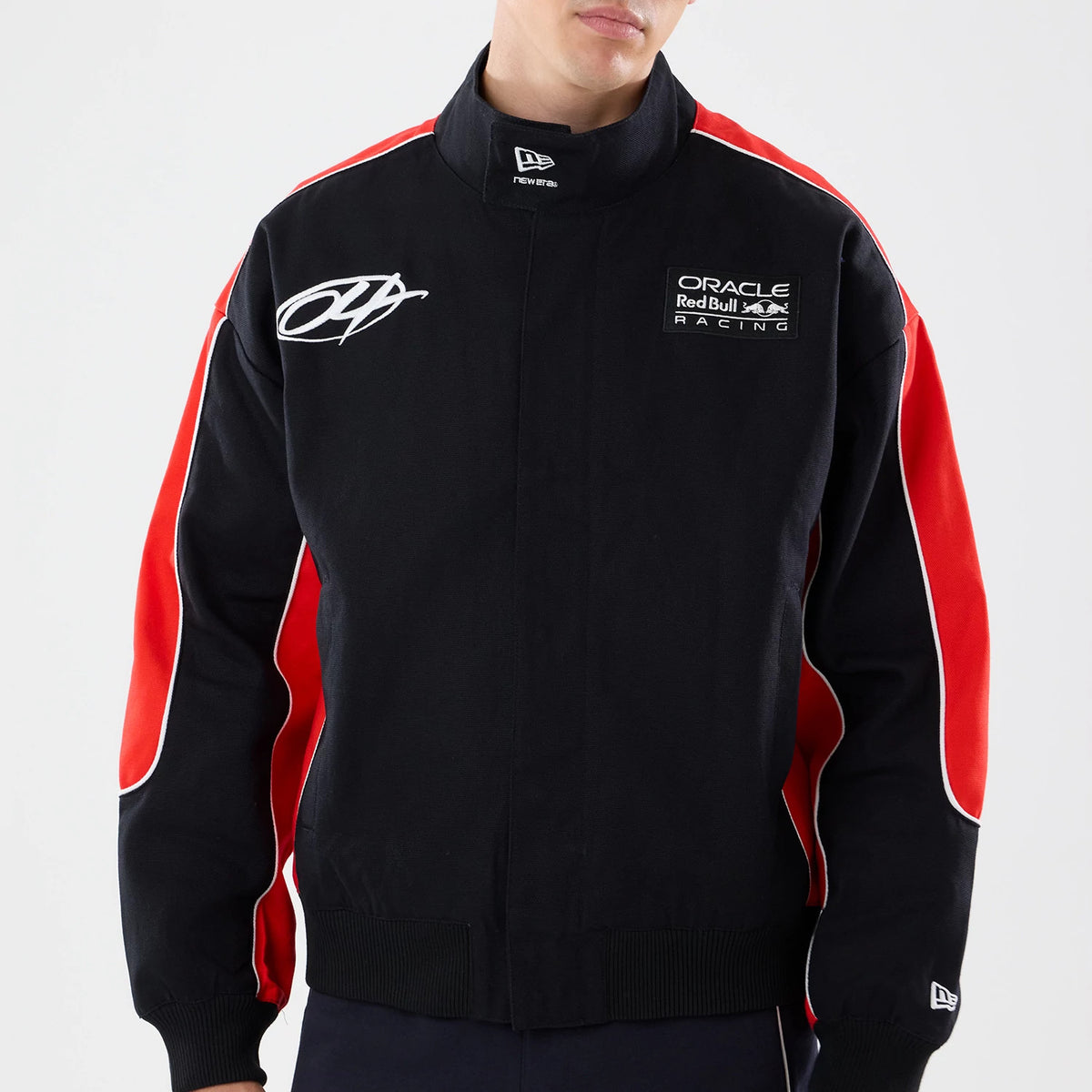 The model is wearing this Red Bull Racing Motorsport Jacket in black. 3