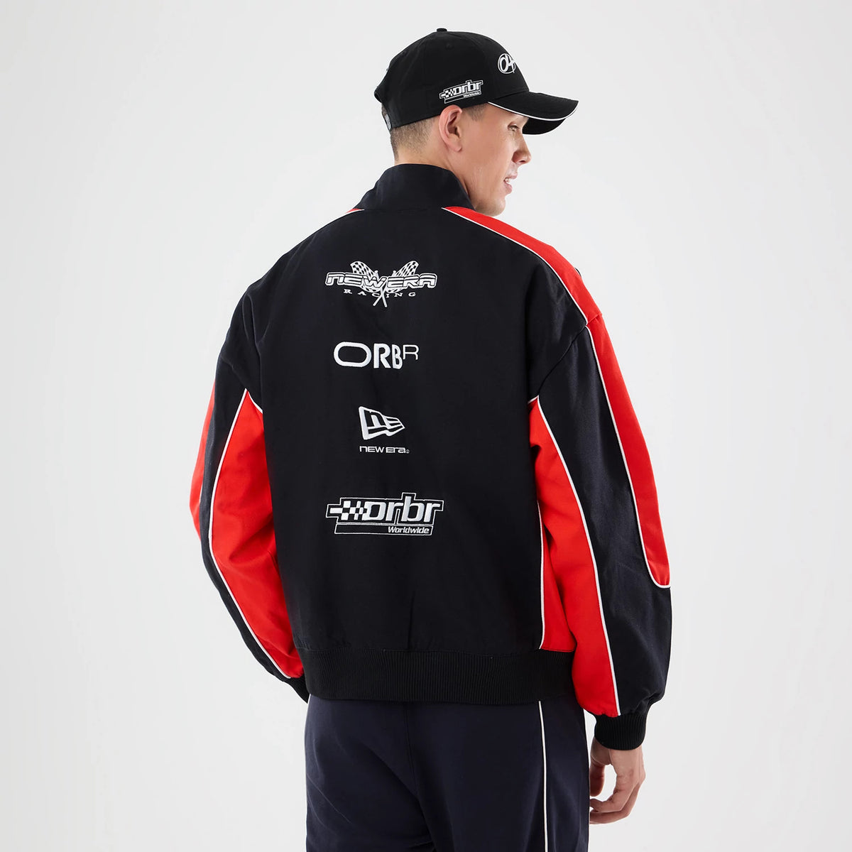 The model is wearing this Red Bull Racing Motorsport Jacket in black. 2