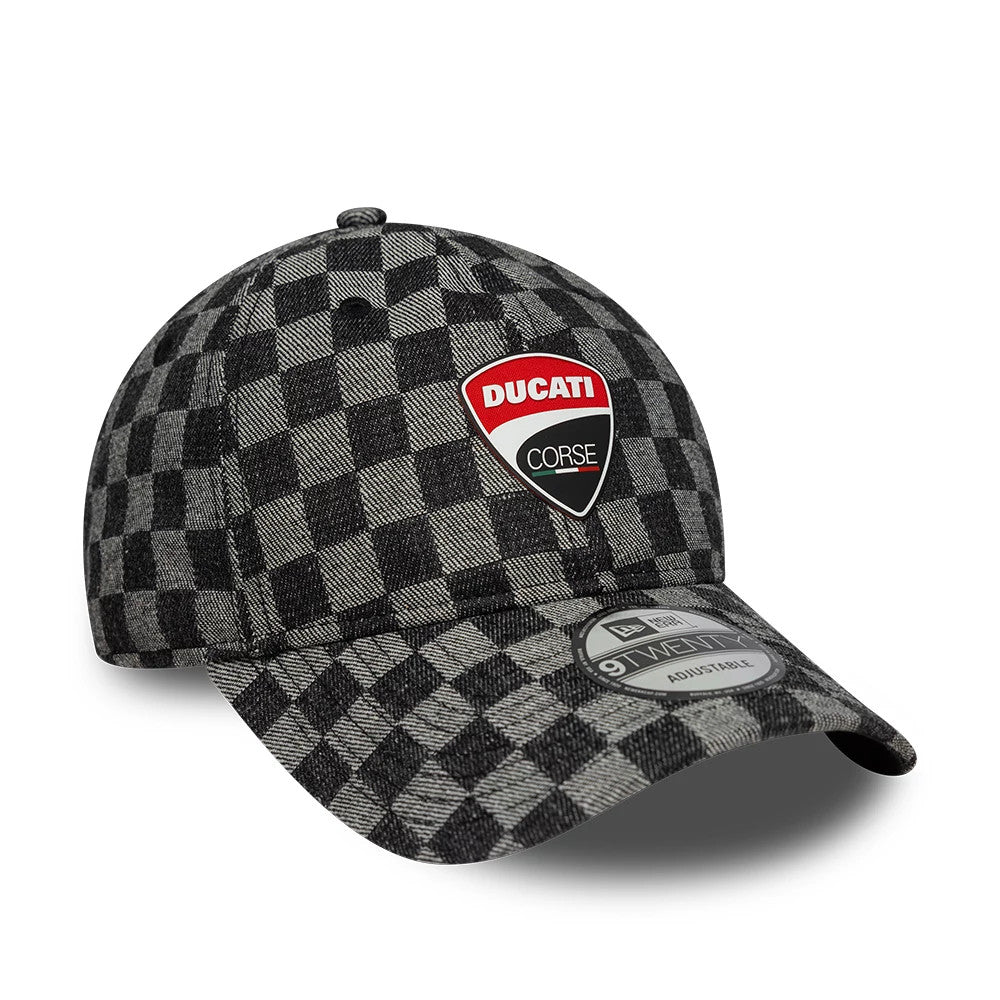 Pictured is this Ducati Motor All Over Print 9TWENTY cap in black. 4