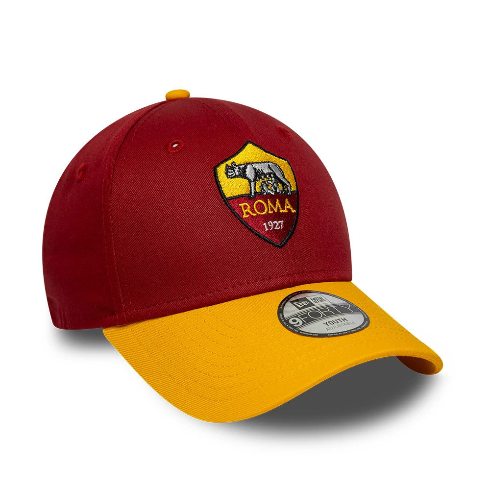 Pictured is this Youth AS Roma Team 9FORTY cap in dark red. 3