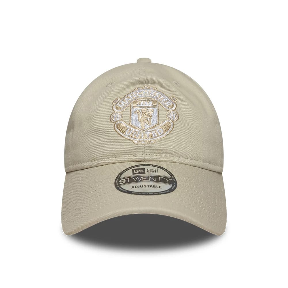 Pictured is this Manchester United FC 9TWENTY cap in cream. 2