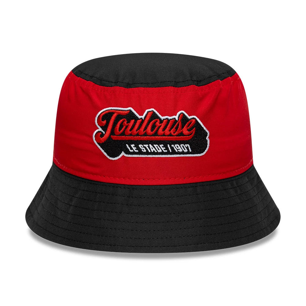 Pictured is this Youth Stade Toulousain Stade Toulousain Bucket hat in black. 2