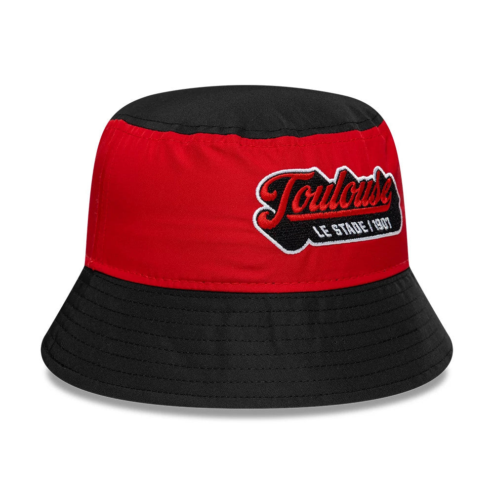 Pictured is this Youth Stade Toulousain Stade Toulousain Bucket hat in black. 3