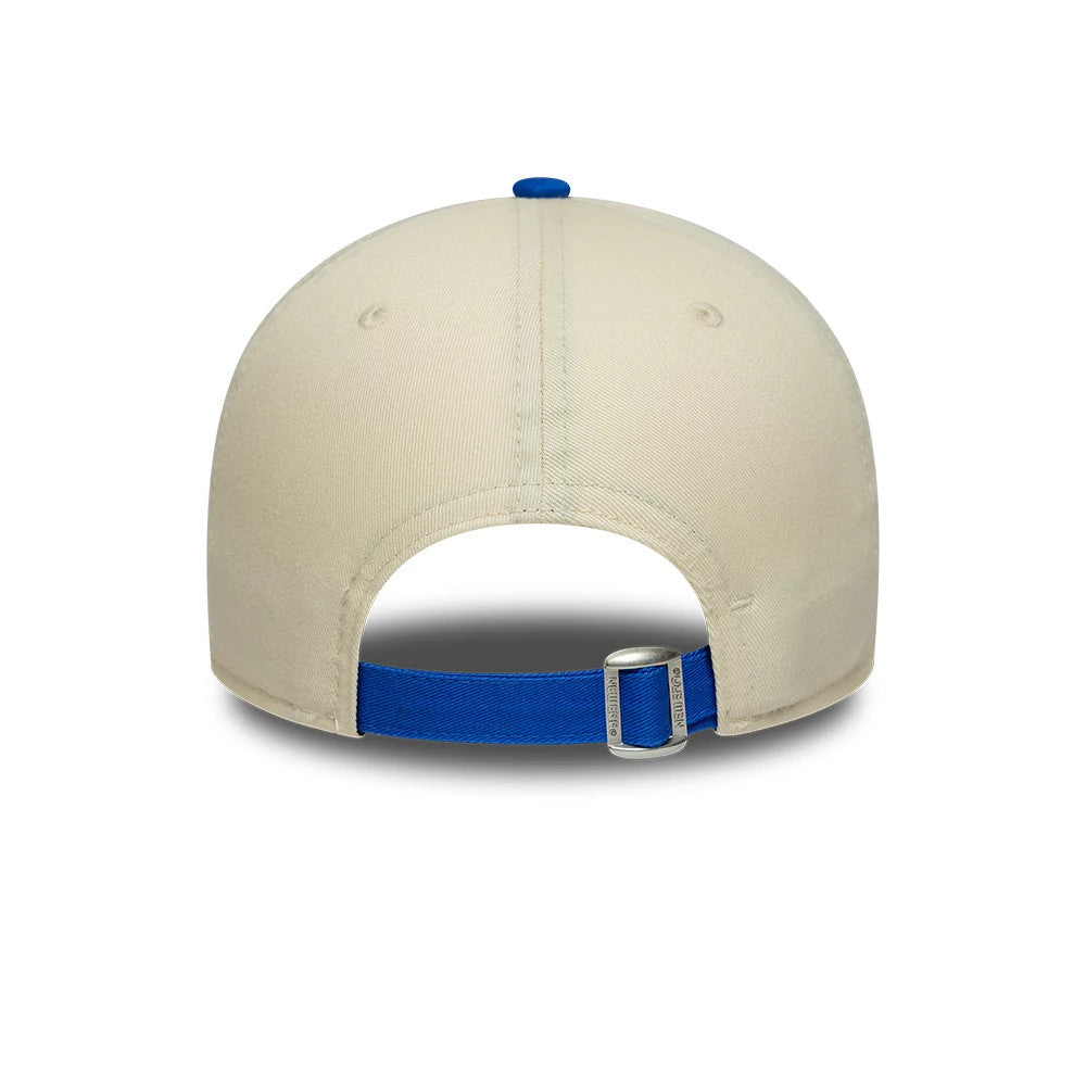 Pictured is this Chelsea FC Contrast 9FORTY cap in cream & blue. 4