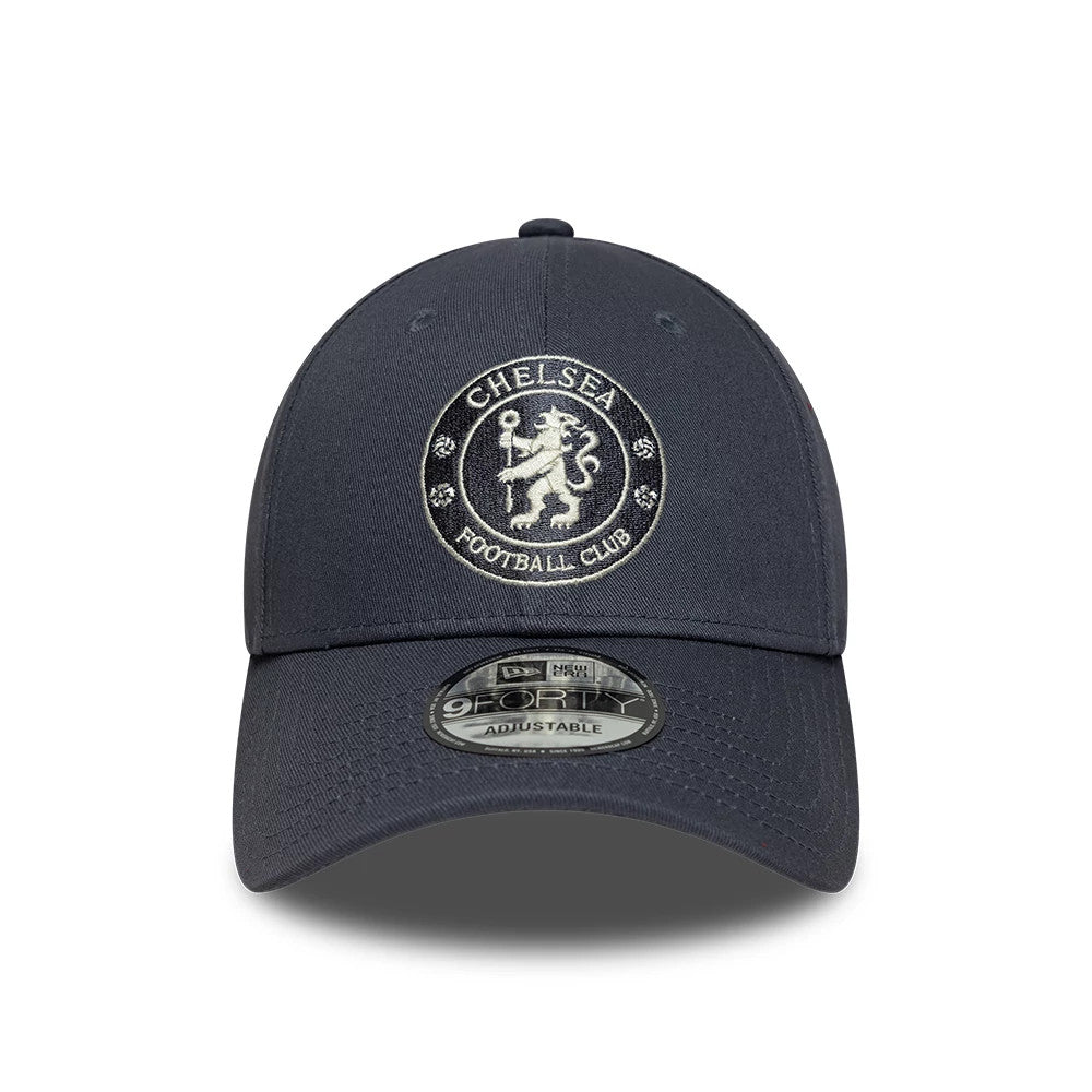 Pictured is this Chelsea FC 9FORTY cap in grey. 2