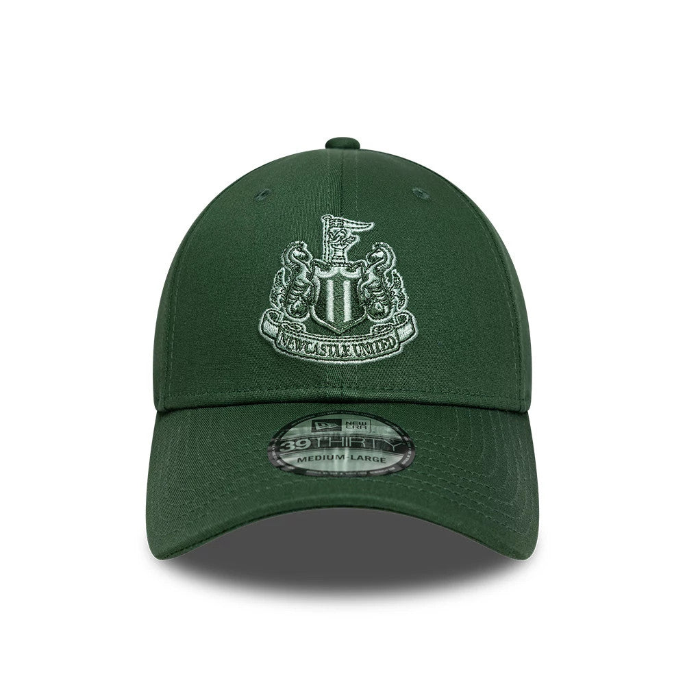 Pictured is this Newcastle United FC 39THIRTY Stretch Fit cap in dark green. 2