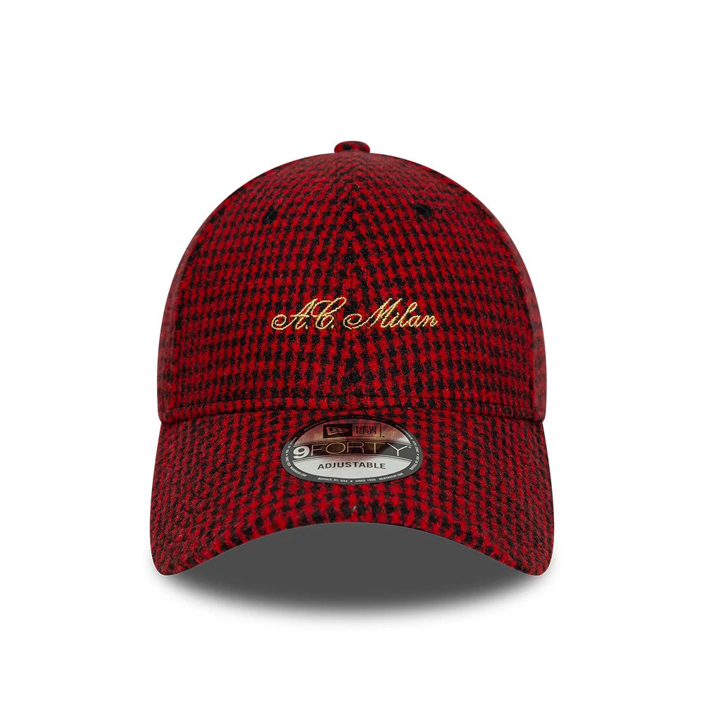 Pictured is this AC Milan Houndstooth 9FORTY cap in red. 3