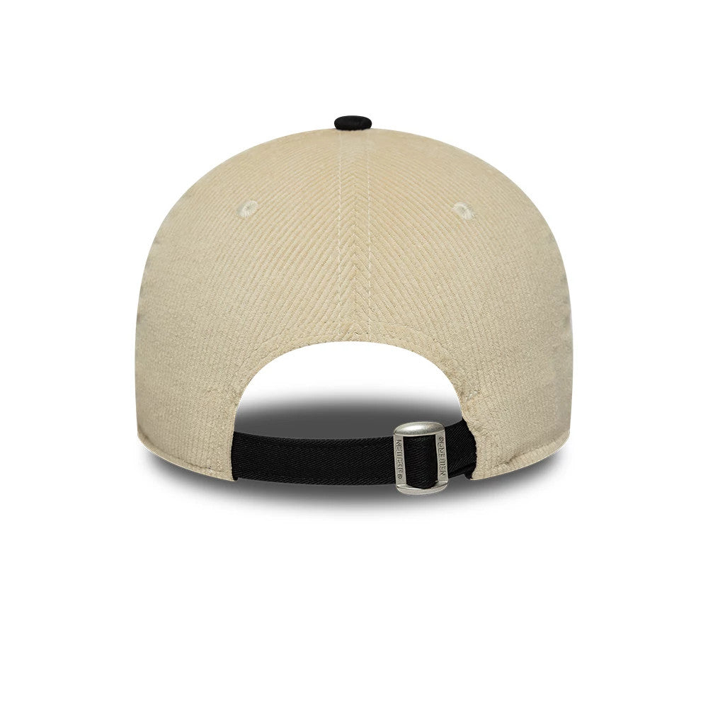 Pictured is this Liverpool FC Cord 9FORTY cap in cream & black. 4