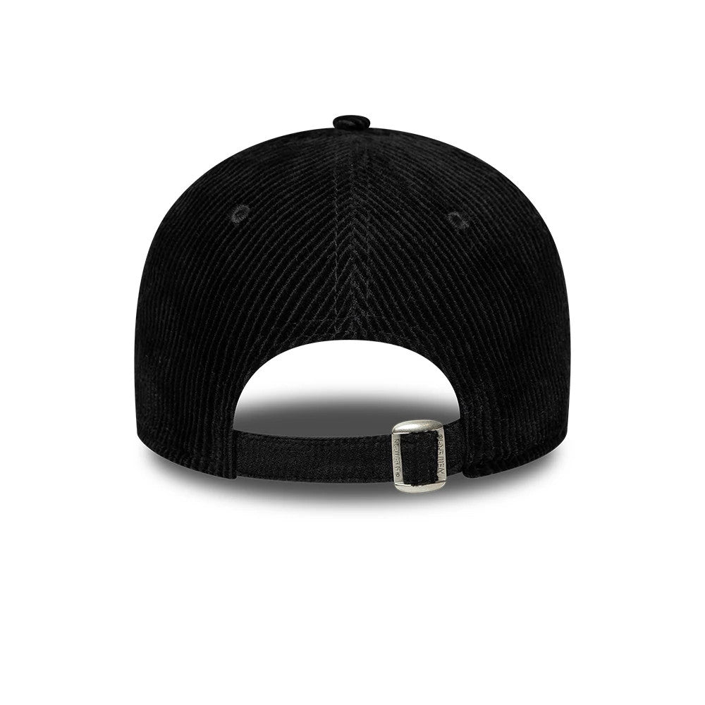 Pictured is this Womens MLB Cord New York Yankees 9FORTY cap in black. 4