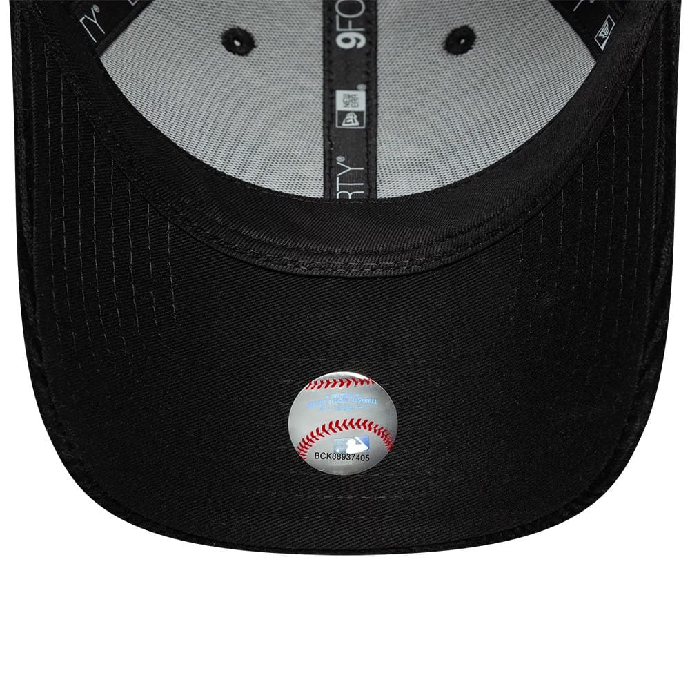 Pictured is this Womens MLB Cord New York Yankees 9FORTY cap in black. 5