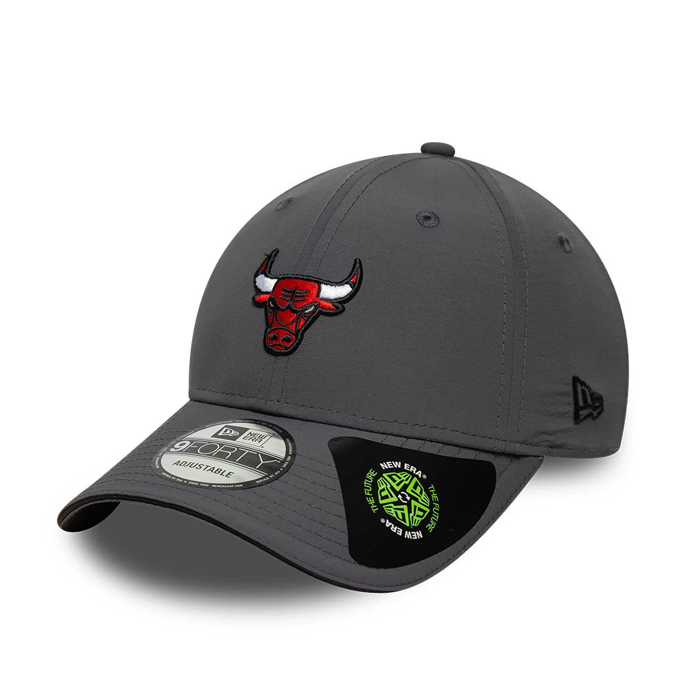 Pictured is this NBA Recycled Chicago Bulls 9FORTY cap in charcoal. 1