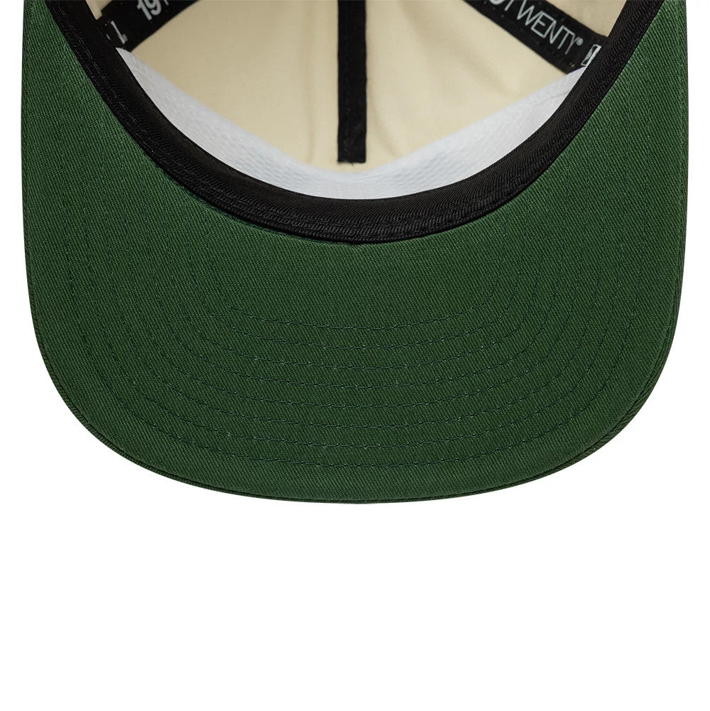 Pictured is this New Era Washed Graphic 19TWENTY cap in cream & green. 5