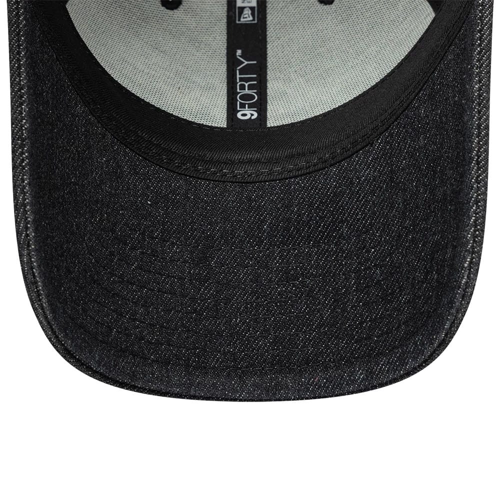 Pictured is this New Era Denim 9FORTY cap in black. 5