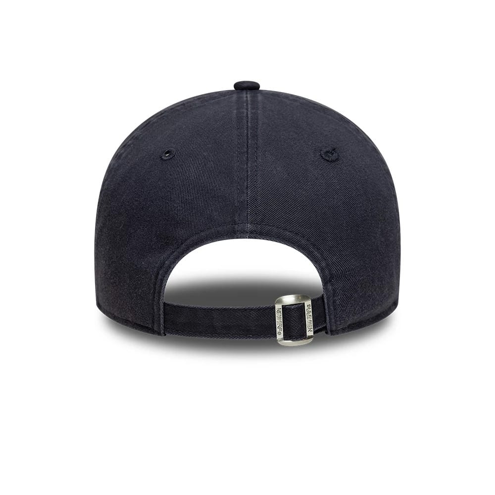 Pictured is this MLB Distressed Denim New York Yankees 9TWENTY cap in navy. 4