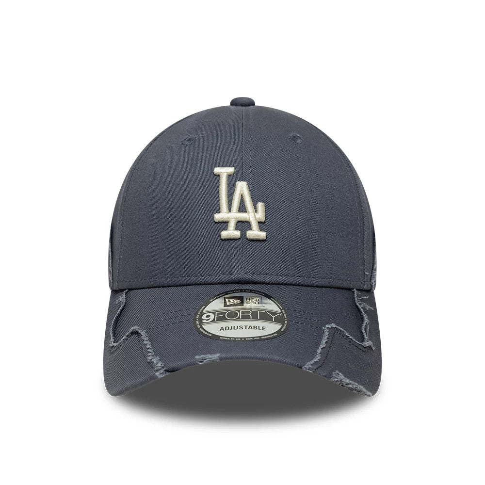 Pictured is this MLB Stitched LA Dodgers 9FORTY cap in grey. 2