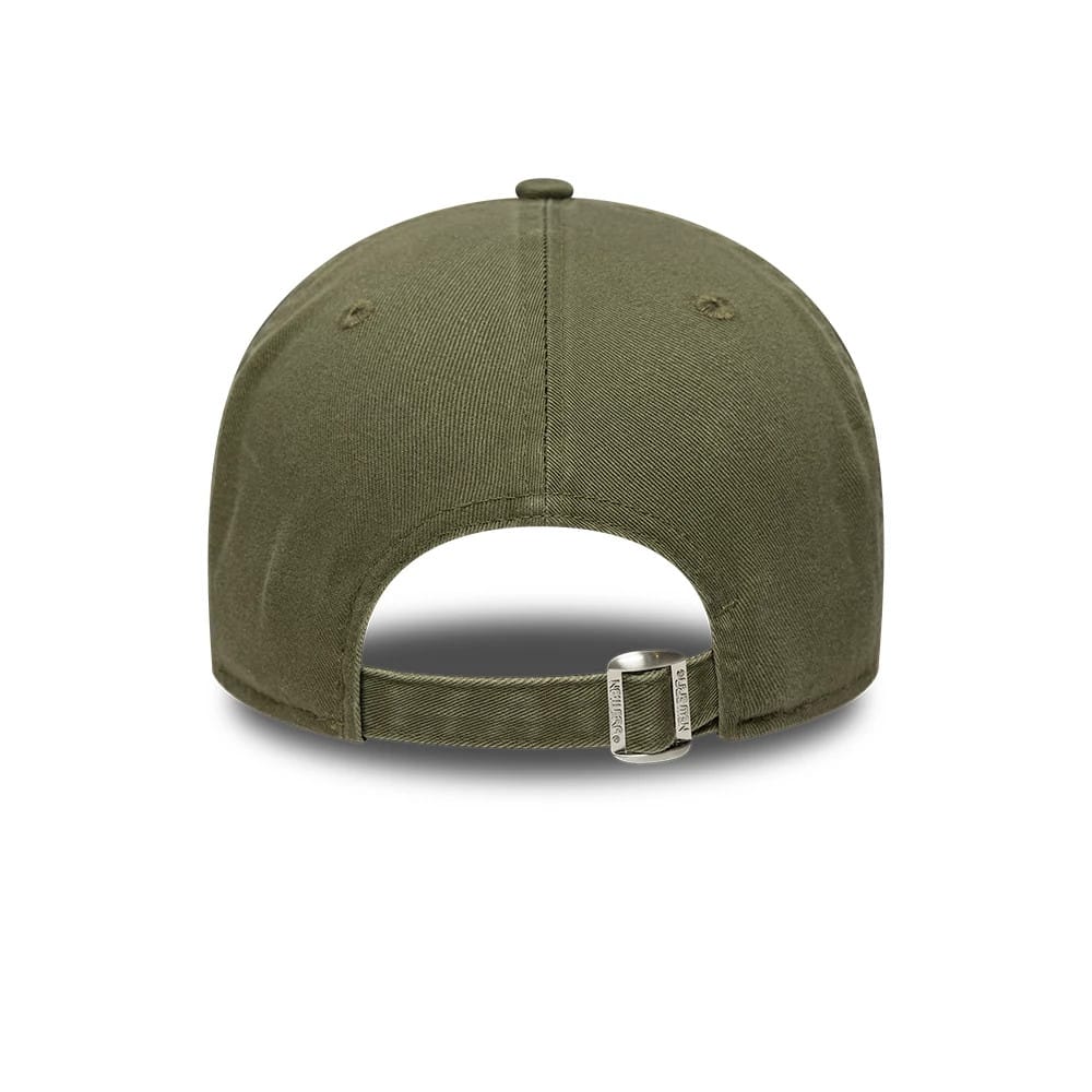 Pictured is this New Era Embossed 9TWENTY A-Frame cap in green. 4