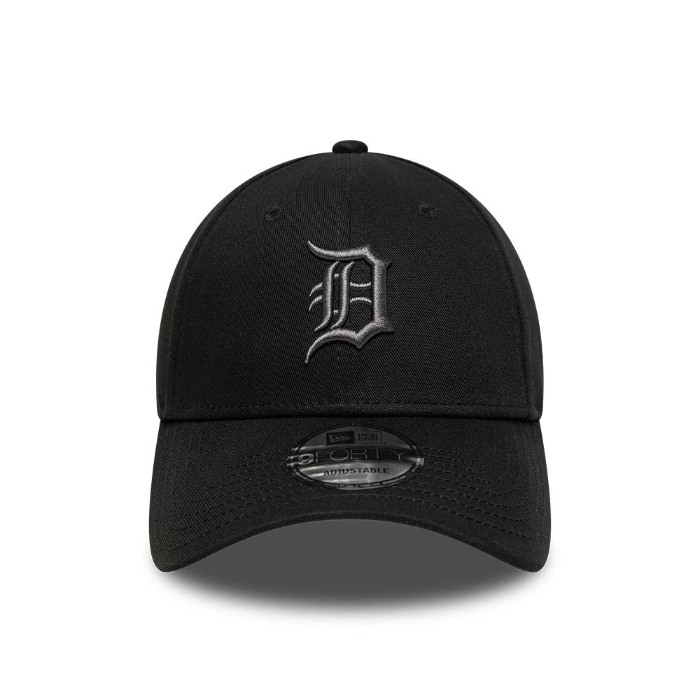 Pictured is this MLB League Essential Detroit Tigers 9FORTY cap in black. 2