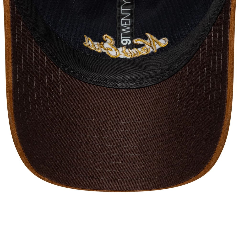 Pictured is this New Era Cord Mix 9TWENTY cap in brown. 5