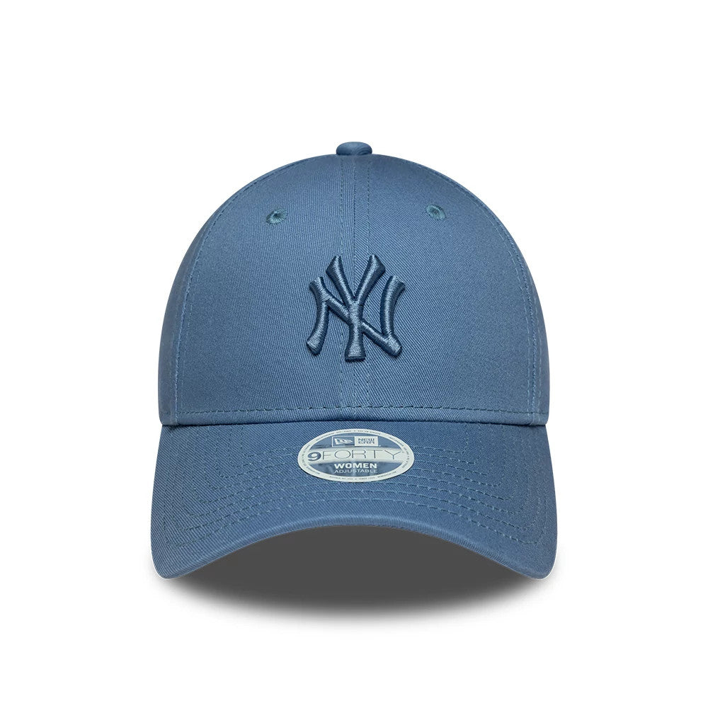 Pictured is this Womens MLB League Essential New York Yankees 9FORTY cap in blue. 2