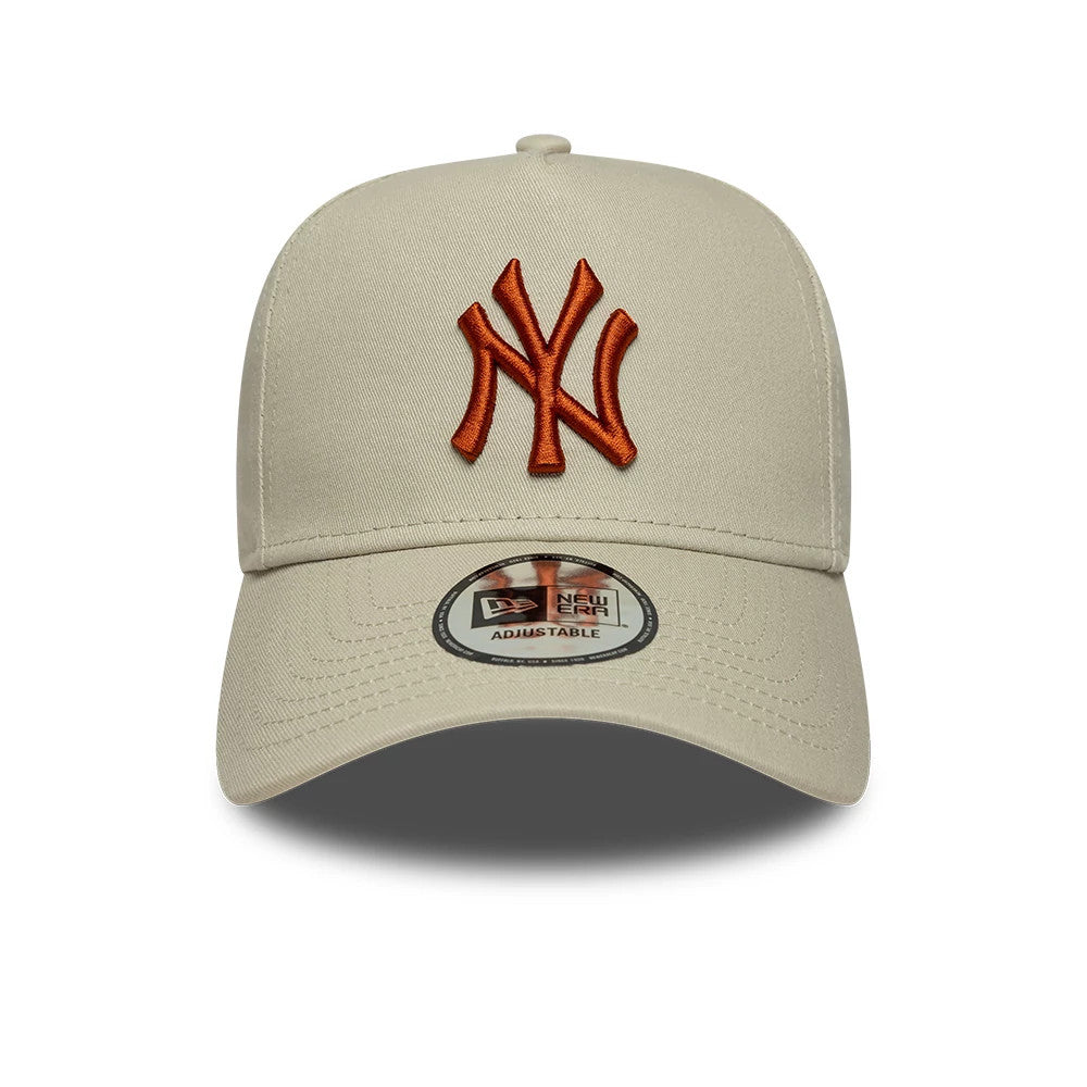Pictured is this MLB League Essential New York Yankees 9FORTY E-Frame cap in cream. 2