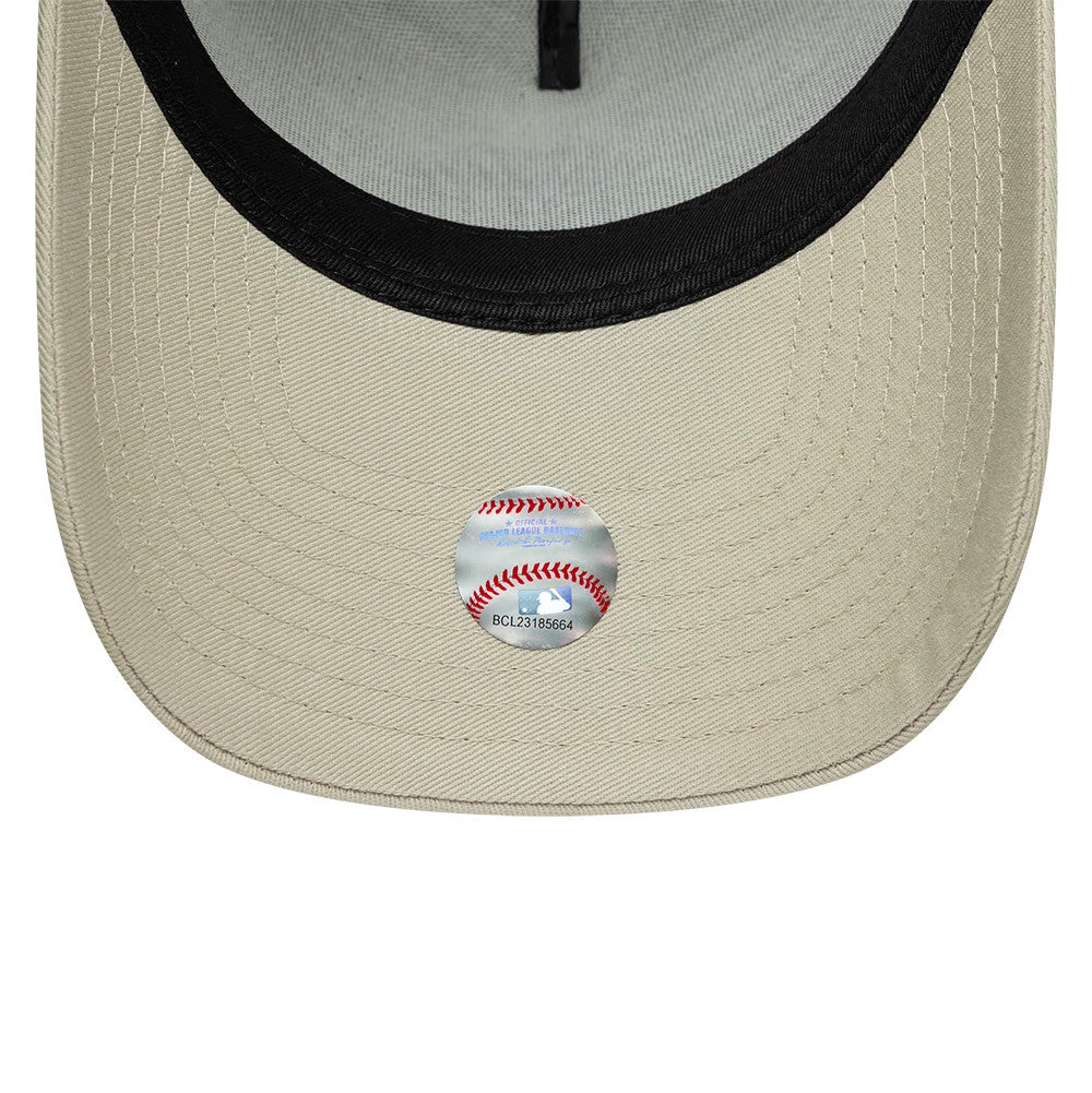 Pictured is this MLB League Essential New York Yankees 9FORTY E-Frame cap in cream. 5