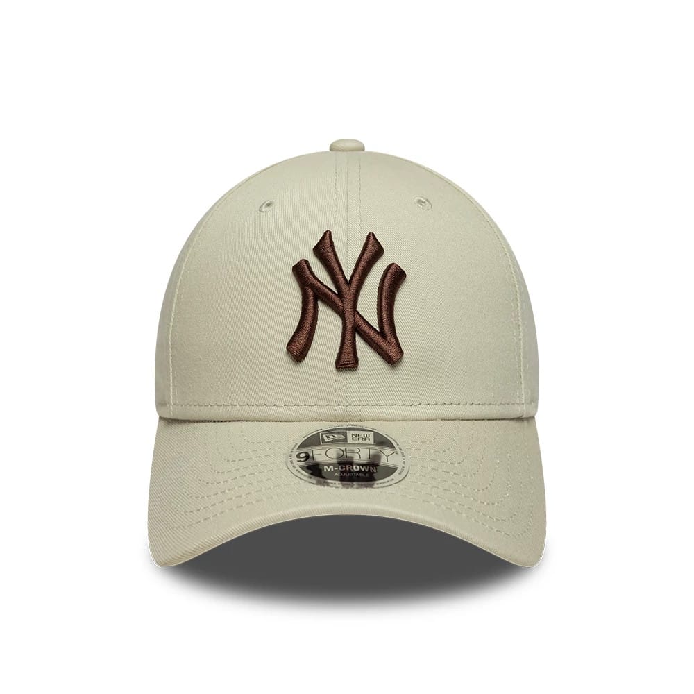 Pictured is this MLB New York Yankees 9FORTY M-Crown cap in cream. 2