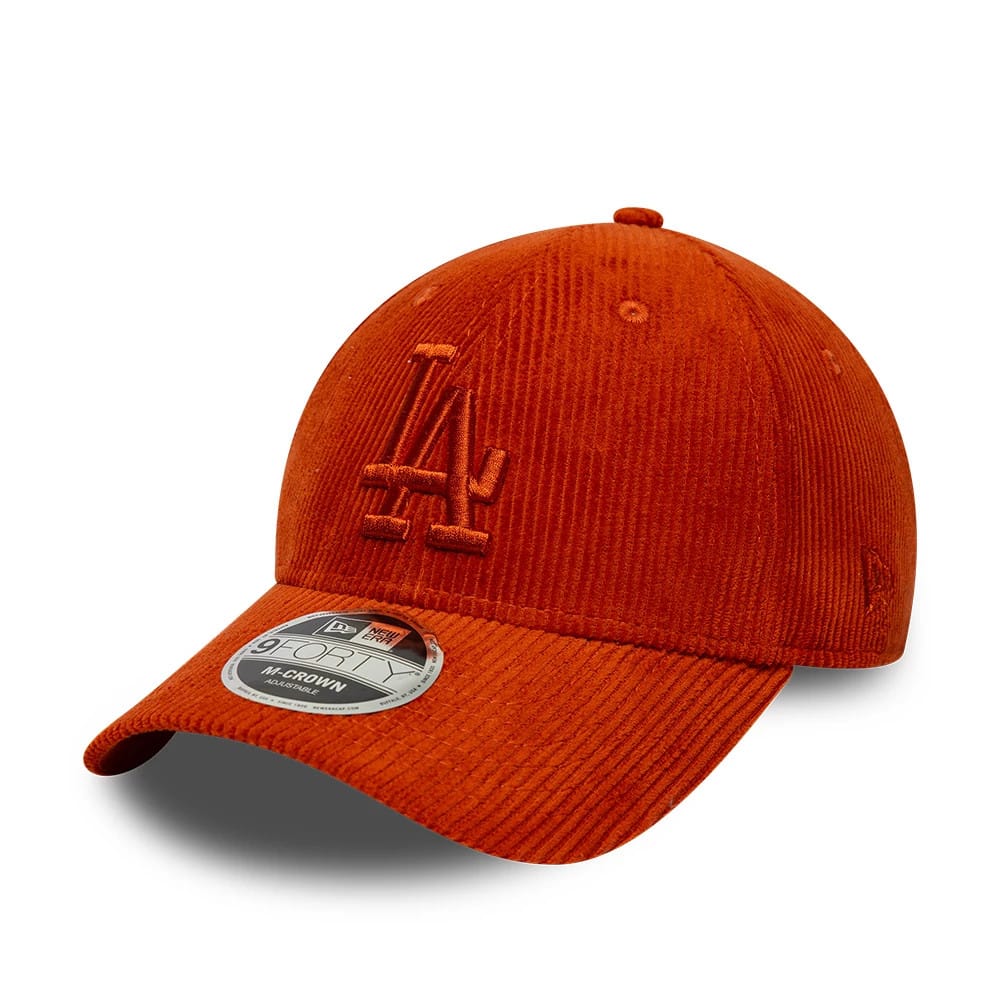 Pictured is this MLB Cord LA Dodgers 9FORTY M-Crown cap in red. 1