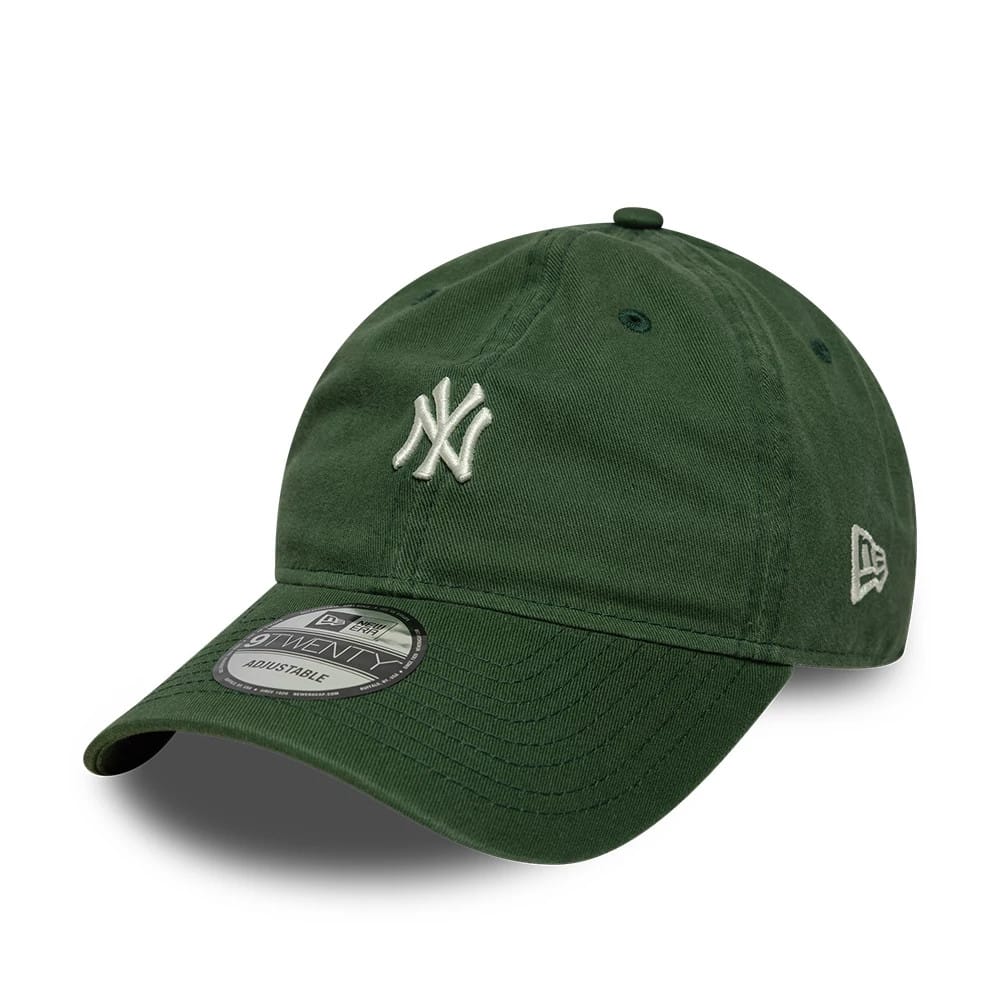 Pictured is this MLB Mini Logo New York Yankees 9TWENTY cap in dark green. 1