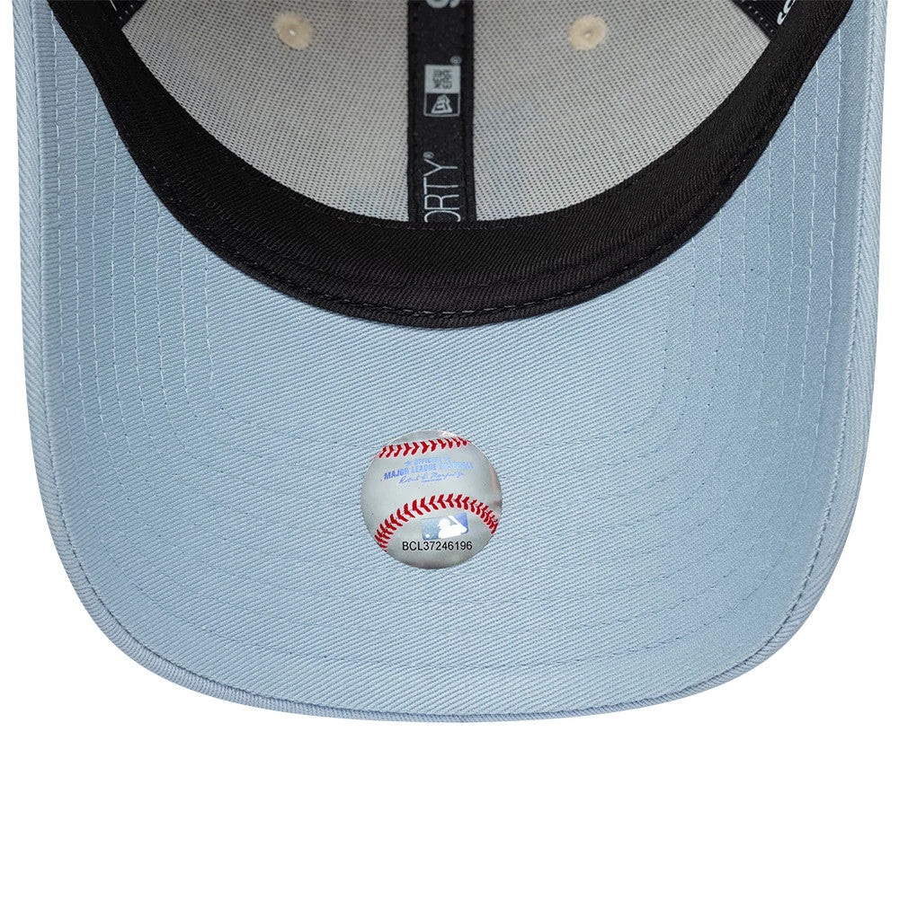 Pictured is this Womens MLB Floral LA Dodgers 9FORTY cap in Cream. 7
