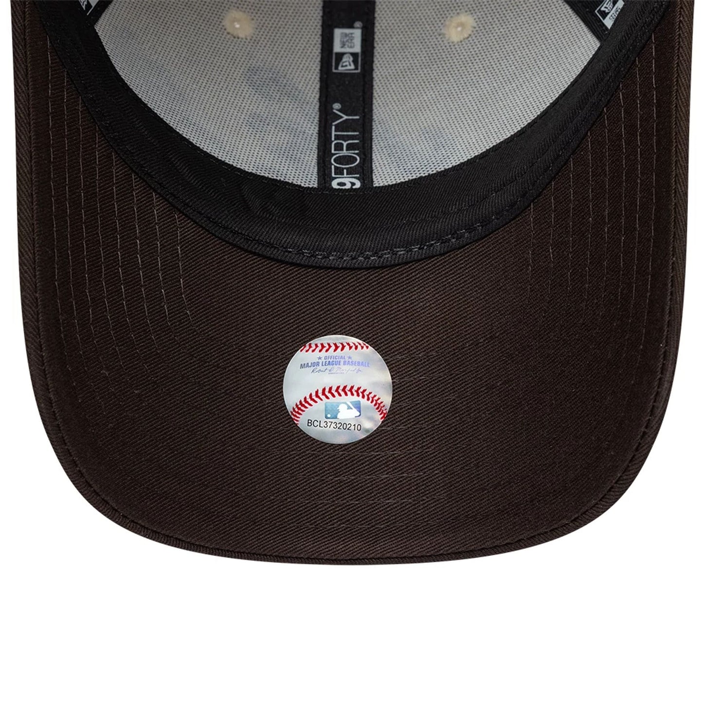 Pictured is this Womens New Era Floral 9FORTY cap in light beige. 7