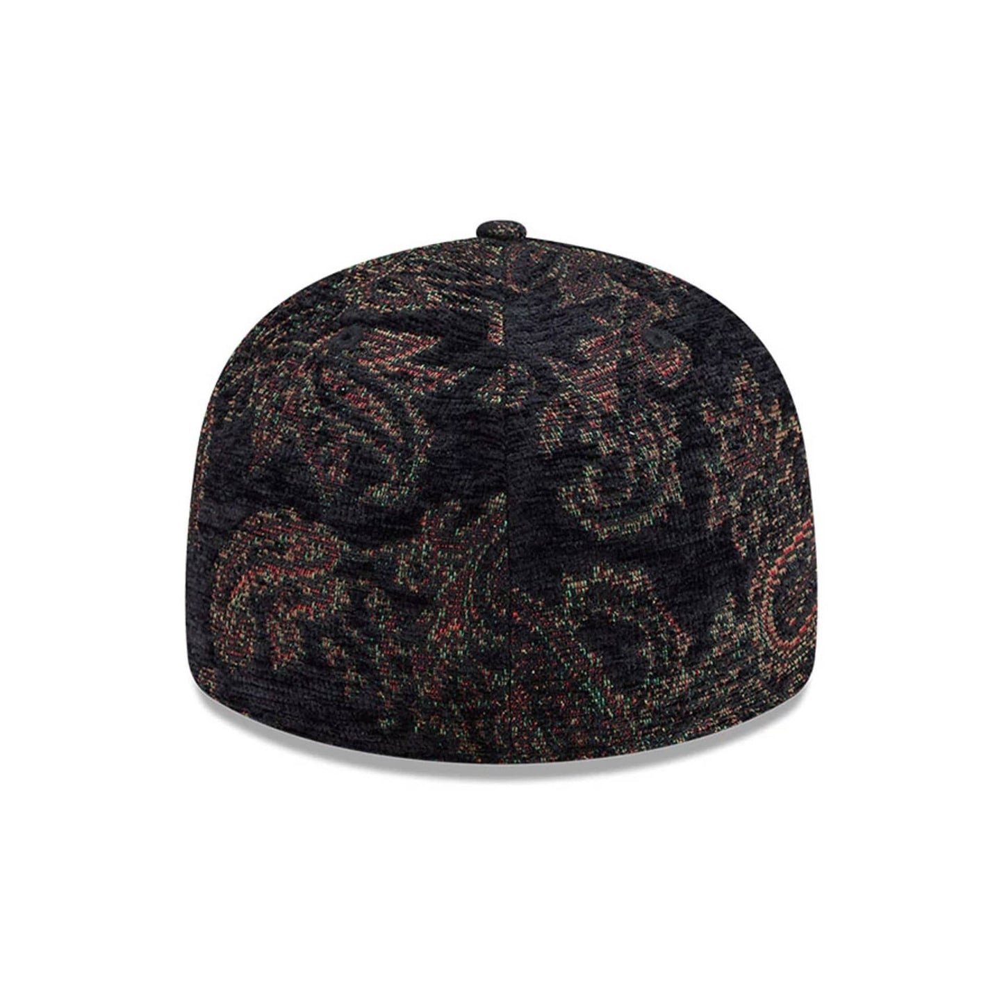 Pictured is this New Era Jacquard Chenille 59FIFTY Fitted cap in black. 7