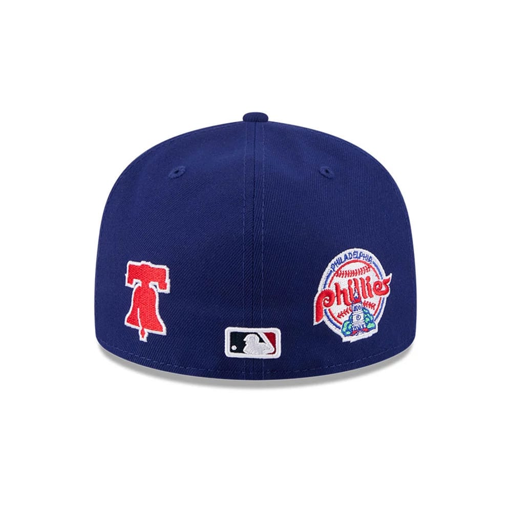 Pictured is this MLB All Star Game Philadelphia Phillies 59FIFTY Fitted cap in dark blue. 7