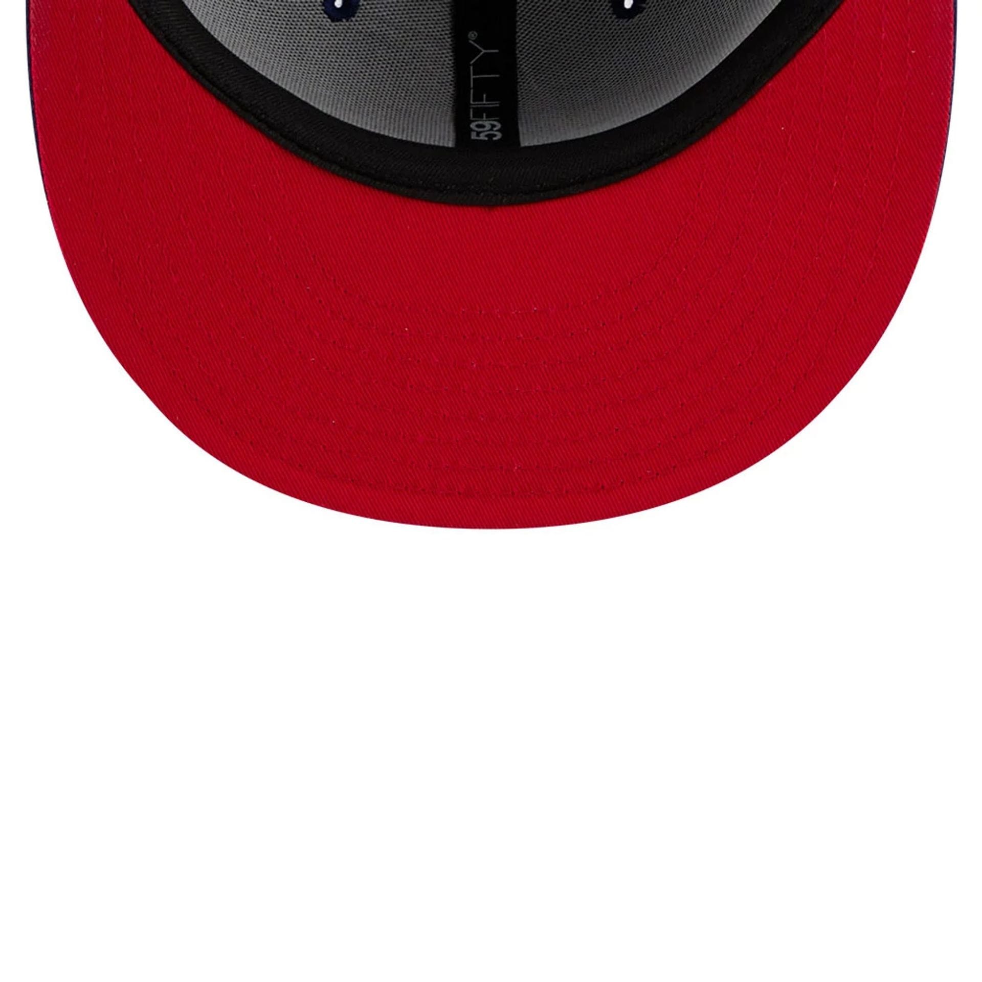 Pictured is this MLB All Star Game Philadelphia Phillies 59FIFTY Fitted cap in dark blue. 2