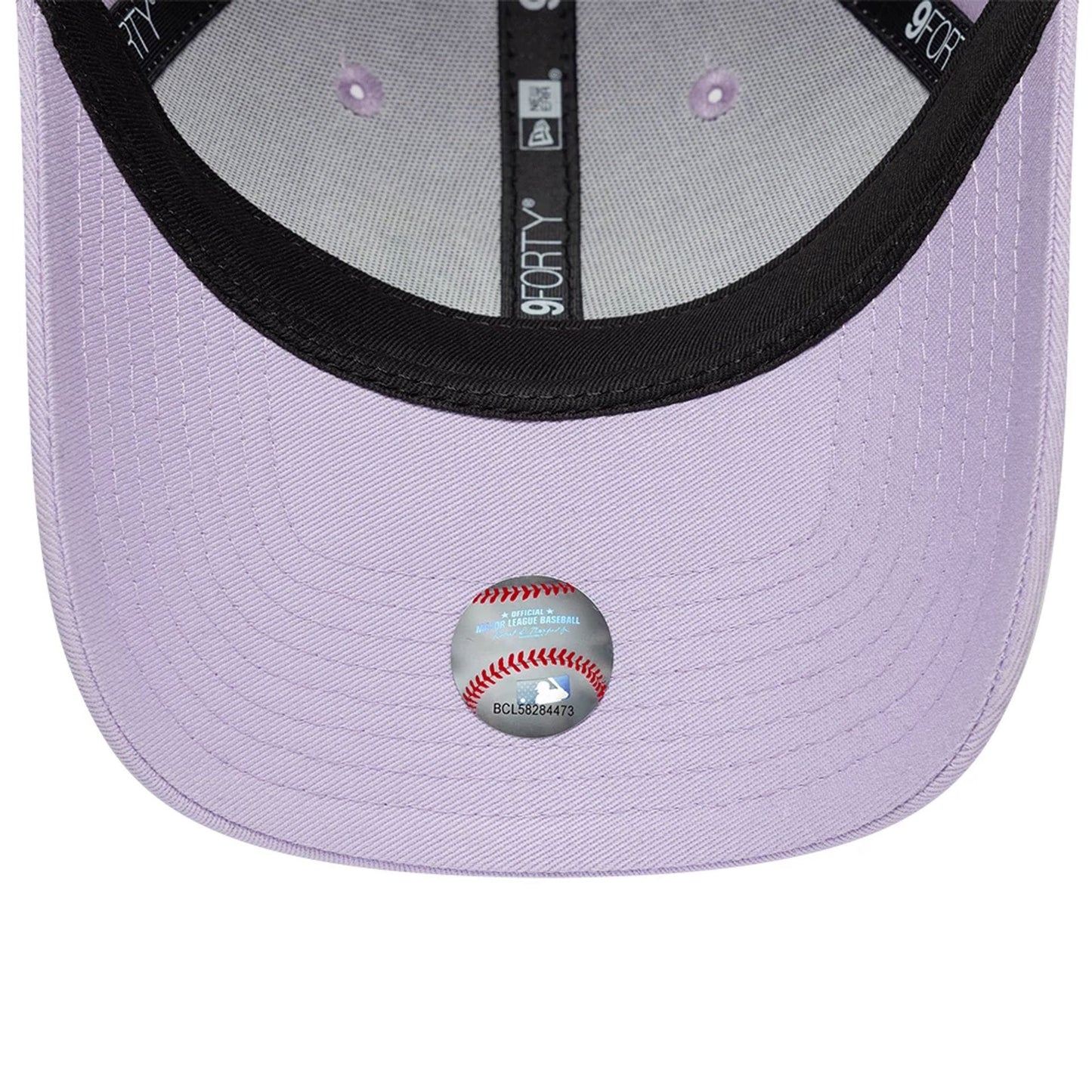 Pictured is this Womens MLB Floral Icon Atlanta Braves 9FORTY cap in pastel purple. 7
