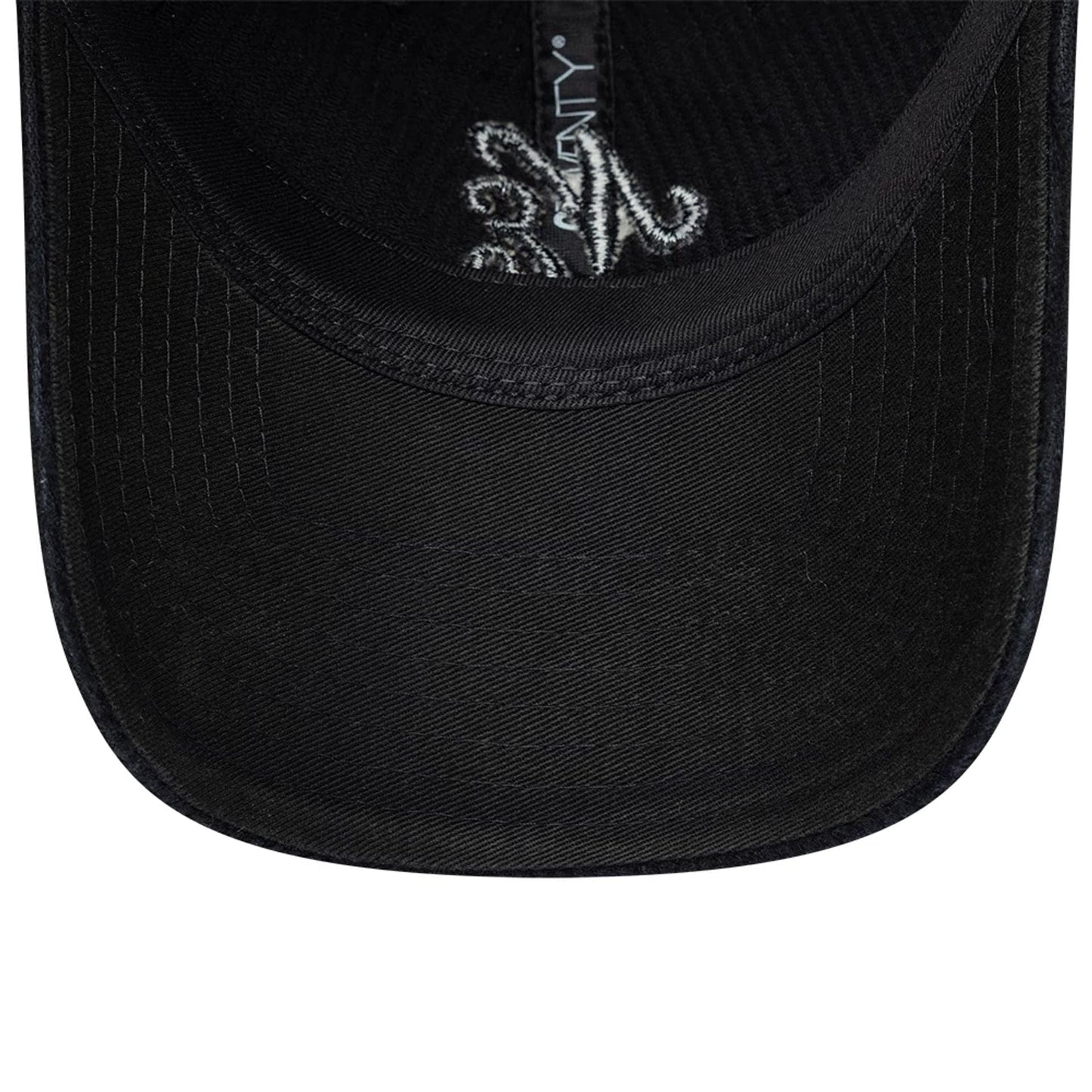 Pictured is this New Era Washed Cord 9TWENTY cap in black. 7