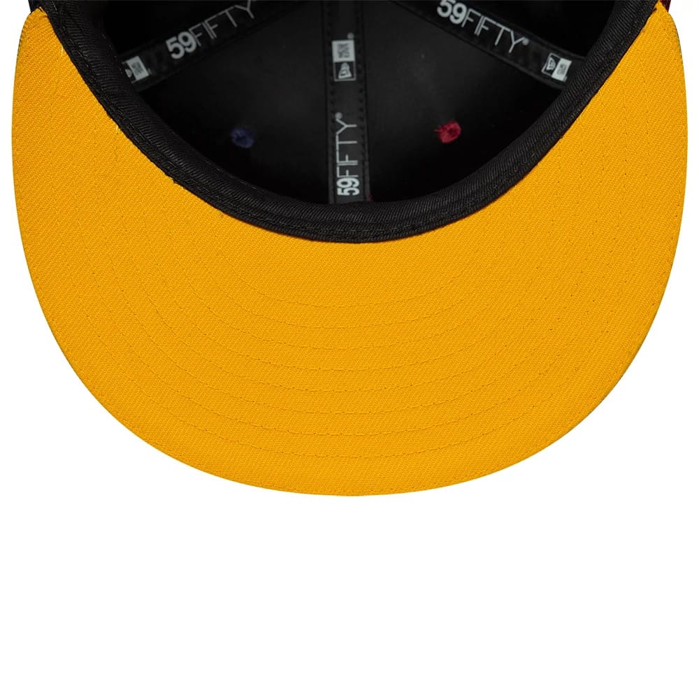 Pictured is this FC Barcelona 59FIFTY Fitted cap in dark red. 2
